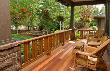 Cedar Decking in Cerritos