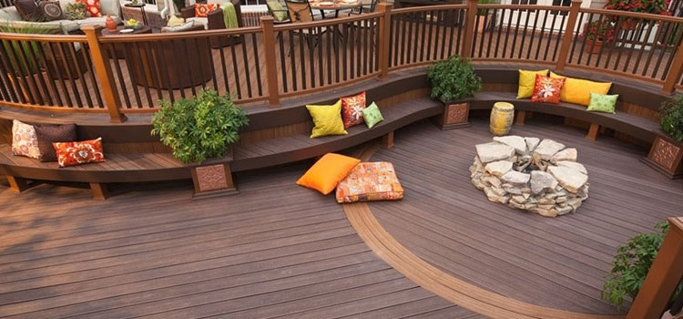 Gray TREX Decking in Cerritos, CA